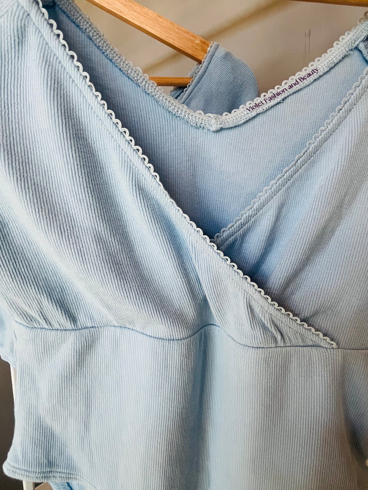 Jasmine Bodysuit (Baby Blue)