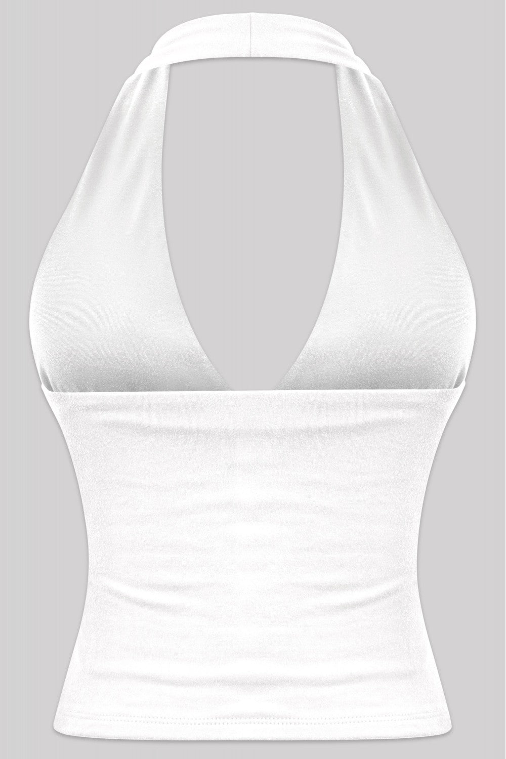 Elena Halter Top (White)